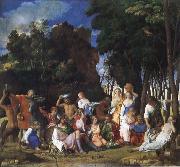 Gentile Bellini Feast of the Gods oil painting on canvas